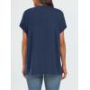 imageAUTOMET Womens Summer Tops Oversized Short Sleeve Business Casual T Shirts Trendy Fashion Clothes Spring Outfits 2025Navy