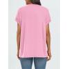 imageAUTOMET Womens Summer Tops Oversized Short Sleeve Business Casual T Shirts Trendy Fashion Clothes Spring Outfits 2025Pink