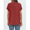 imageAUTOMET Womens Summer Tops Oversized Short Sleeve Business Casual T Shirts Trendy Fashion Clothes Spring Outfits 2025Red