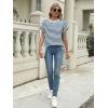 imageAUTOMET Womens Summer Tops Oversized Short Sleeve Business Casual T Shirts Trendy Fashion Clothes Spring Outfits 2025Stripedbluewhite