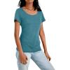 imageAUTOMET Womens Tshirts Loose Casual Crewneck Short Sleeve Spring Tops Basic Teeshirt 2025 Summer Fashion OutfitsBlue Green