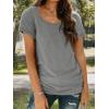imageAUTOMET Womens Tshirts Loose Casual Crewneck Short Sleeve Spring Tops Basic Teeshirt 2025 Summer Fashion OutfitsGrey