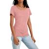 imageAUTOMET Womens Tshirts Loose Casual Crewneck Short Sleeve Spring Tops Basic Teeshirt 2025 Summer Fashion OutfitsPink