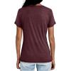 imageAUTOMET Womens Tshirts Loose Casual Crewneck Short Sleeve Spring Tops Basic Teeshirt 2025 Summer Fashion OutfitsWine Red