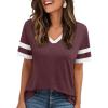 imageAUTOMET Womens Short Sleeve V Neck T Shirts Trendy Casual Spring Tops Summer Fashion Tees Basic ClothesWinered