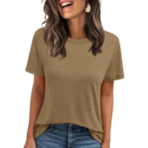 imageAUTOMET Summer Tops Women Spring Short Sleeve Shirts Beach Vacation Outfits Plus Size Workout Tshirts Casual Clothes 202502coffee