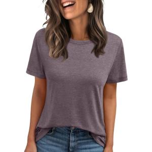 imageAUTOMET Summer Tops Women Spring Short Sleeve Shirts Beach Vacation Outfits Plus Size Workout Tshirts Casual Clothes 202502rosetaupe