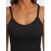imageAUTOMET Crop Tank Top Woman Summer V Neck Tube Ribbed Tops Halter Sapghetti Strap Cami Racerback Tees LadiesBlack