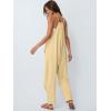 imageAUTOMET Jumpsuits for Women Casual Summer Outfits Rompers Comfy Beach Vacation Trendy Overalls Jumpers Fashion Clothes 2025Beigeyellow