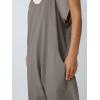 imageAUTOMET Jumpsuits for Women Casual Summer Outfits Rompers Comfy Beach Vacation Trendy Overalls Jumpers Fashion Clothes 2025Greygreen