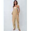 imageAUTOMET Jumpsuits for Women Casual Summer Outfits Rompers Comfy Beach Vacation Trendy Overalls Jumpers Fashion Clothes 2025Khaki