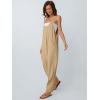 imageAUTOMET Jumpsuits for Women Casual Summer Outfits Rompers Comfy Beach Vacation Trendy Overalls Jumpers Fashion Clothes 2025Khaki