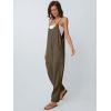 imageAUTOMET Jumpsuits for Women Casual Summer Outfits Rompers Comfy Beach Vacation Trendy Overalls Jumpers Fashion Clothes 2025Khakibrown