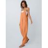imageAUTOMET Jumpsuits for Women Casual Summer Outfits Rompers Comfy Beach Vacation Trendy Overalls Jumpers Fashion Clothes 2025Lightorange