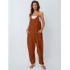 imageAUTOMET Jumpsuits for Women Casual Summer Outfits Rompers Comfy Beach Vacation Trendy Overalls Jumpers Fashion Clothes 2025Orangebrown