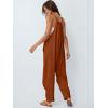 imageAUTOMET Jumpsuits for Women Casual Summer Outfits Rompers Comfy Beach Vacation Trendy Overalls Jumpers Fashion Clothes 2025Orangebrown