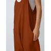 imageAUTOMET Jumpsuits for Women Casual Summer Outfits Rompers Comfy Beach Vacation Trendy Overalls Jumpers Fashion Clothes 2025Orangebrown