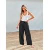 imageAUTOMET Women Wide Leg Dress Pants High Waisted Loose Fit Business Casual Work Trousers with Pockets 2025Black