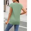 imageAUTOMET Womens Cap Sleeve Summer Tops Business Casual T Shirts Dressy Spring Fashion Outfits Cute Trendy Clothes 2025Green