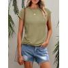 imageAUTOMET Womens Cap Sleeve Summer Tops Business Casual T Shirts Dressy Spring Fashion Outfits Cute Trendy Clothes 2025Lightgreen