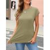 imageAUTOMET Womens Cap Sleeve Summer Tops Business Casual T Shirts Dressy Spring Fashion Outfits Cute Trendy Clothes 2025Lightgreen