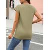 imageAUTOMET Womens Cap Sleeve Summer Tops Business Casual T Shirts Dressy Spring Fashion Outfits Cute Trendy Clothes 2025Lightgreen