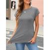 imageAUTOMET Womens Cap Sleeve Summer Tops Business Casual T Shirts Dressy Spring Fashion Outfits Cute Trendy Clothes 2025Lightgrey