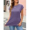 imageAUTOMET Womens Cap Sleeve Summer Tops Business Casual T Shirts Dressy Spring Fashion Outfits Cute Trendy Clothes 2025Purple