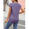 imageAUTOMET Womens Cap Sleeve Summer Tops Business Casual T Shirts Dressy Spring Fashion Outfits Cute Trendy Clothes 2025Purple