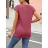 imageAUTOMET Womens Cap Sleeve Summer Tops Business Casual T Shirts Dressy Spring Fashion Outfits Cute Trendy Clothes 2025Red