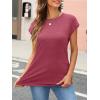 imageAUTOMET Womens Cap Sleeve Summer Tops Business Casual T Shirts Dressy Spring Fashion Outfits Cute Trendy Clothes 2025Red