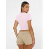 imageAUTOMET Womens Short Sleeve T Shirts Basic Summer 2025 Workout Tops Crew Neck Gym Crop Tops Trendy Y2K ClothesLight Pink