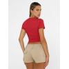 imageAUTOMET Womens Short Sleeve T Shirts Basic Summer 2025 Workout Tops Crew Neck Gym Crop Tops Trendy Y2K ClothesRed
