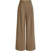 imageAUTOMET Women Wide Leg Dress Pants High Waisted Loose Fit Business Casual Work Trousers with Pockets 2025Coffee