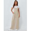 imageAUTOMET Womens Beach Vacation Outfits Jumpsuits Overalls Wide Leg Casual Summer Spring Outfits Rompers Trendy JumpersApricot