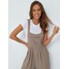 imageAUTOMET Womens Beach Vacation Outfits Jumpsuits Overalls Wide Leg Casual Summer Spring Outfits Rompers Trendy JumpersCoffeegrey
