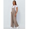 imageAUTOMET Womens Beach Vacation Outfits Jumpsuits Overalls Wide Leg Casual Summer Spring Outfits Rompers Trendy JumpersCoffeegrey