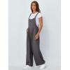 imageAUTOMET Womens Beach Vacation Outfits Jumpsuits Overalls Wide Leg Casual Summer Spring Outfits Rompers Trendy JumpersDarkgrey