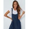 imageAUTOMET Womens Beach Vacation Outfits Jumpsuits Overalls Wide Leg Casual Summer Spring Outfits Rompers Trendy JumpersDenimblue