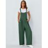 imageAUTOMET Womens Beach Vacation Outfits Jumpsuits Overalls Wide Leg Casual Summer Spring Outfits Rompers Trendy JumpersGreygreen