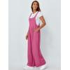 imageAUTOMET Womens Beach Vacation Outfits Jumpsuits Overalls Wide Leg Casual Summer Spring Outfits Rompers Trendy JumpersHotpink