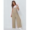 imageAUTOMET Womens Beach Vacation Outfits Jumpsuits Overalls Wide Leg Casual Summer Spring Outfits Rompers Trendy JumpersKhaki