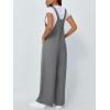 imageAUTOMET Womens Beach Vacation Outfits Jumpsuits Overalls Wide Leg Casual Summer Spring Outfits Rompers Trendy JumpersLightgrey