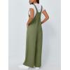 imageAUTOMET Womens Beach Vacation Outfits Jumpsuits Overalls Wide Leg Casual Summer Spring Outfits Rompers Trendy JumpersOlive