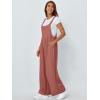 imageAUTOMET Womens Beach Vacation Outfits Jumpsuits Overalls Wide Leg Casual Summer Spring Outfits Rompers Trendy JumpersRust