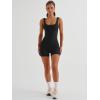 imageAUTOMET Womens Jumpsuits Shorts Rompers Workout One Piece Bodysuits Jumpers Yoga Summer Fashion Vacation Outfits Clothes 2025Black