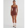 imageAUTOMET Womens Jumpsuits Shorts Rompers Workout One Piece Bodysuits Jumpers Yoga Summer Fashion Vacation Outfits Clothes 2025Brown