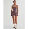 imageAUTOMET Womens Jumpsuits Shorts Rompers Workout One Piece Bodysuits Jumpers Yoga Summer Fashion Vacation Outfits Clothes 2025Nutmeg