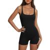 imageAUTOMET Womens Jumpsuits Shorts Rompers Workout One Piece Bodysuits Jumpers Yoga Summer Fashion Vacation Outfits Clothes 2025Black