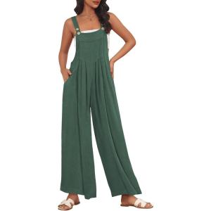 imageAUTOMET Womens Beach Vacation Outfits Jumpsuits Overalls Wide Leg Casual Summer Spring Outfits Rompers Trendy JumpersGreygreen